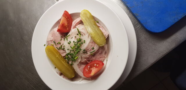 Unser Wurstsalat Schweitzer oder Bayrischer!!!!
