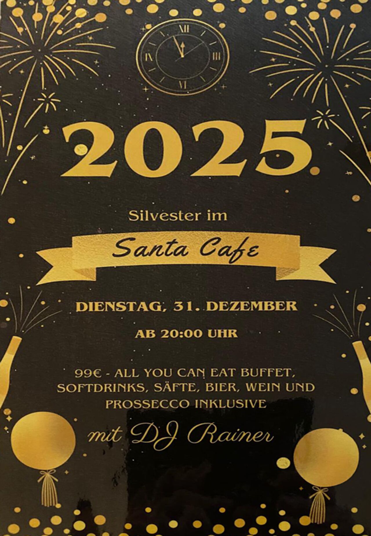 Silvester im Santa Café