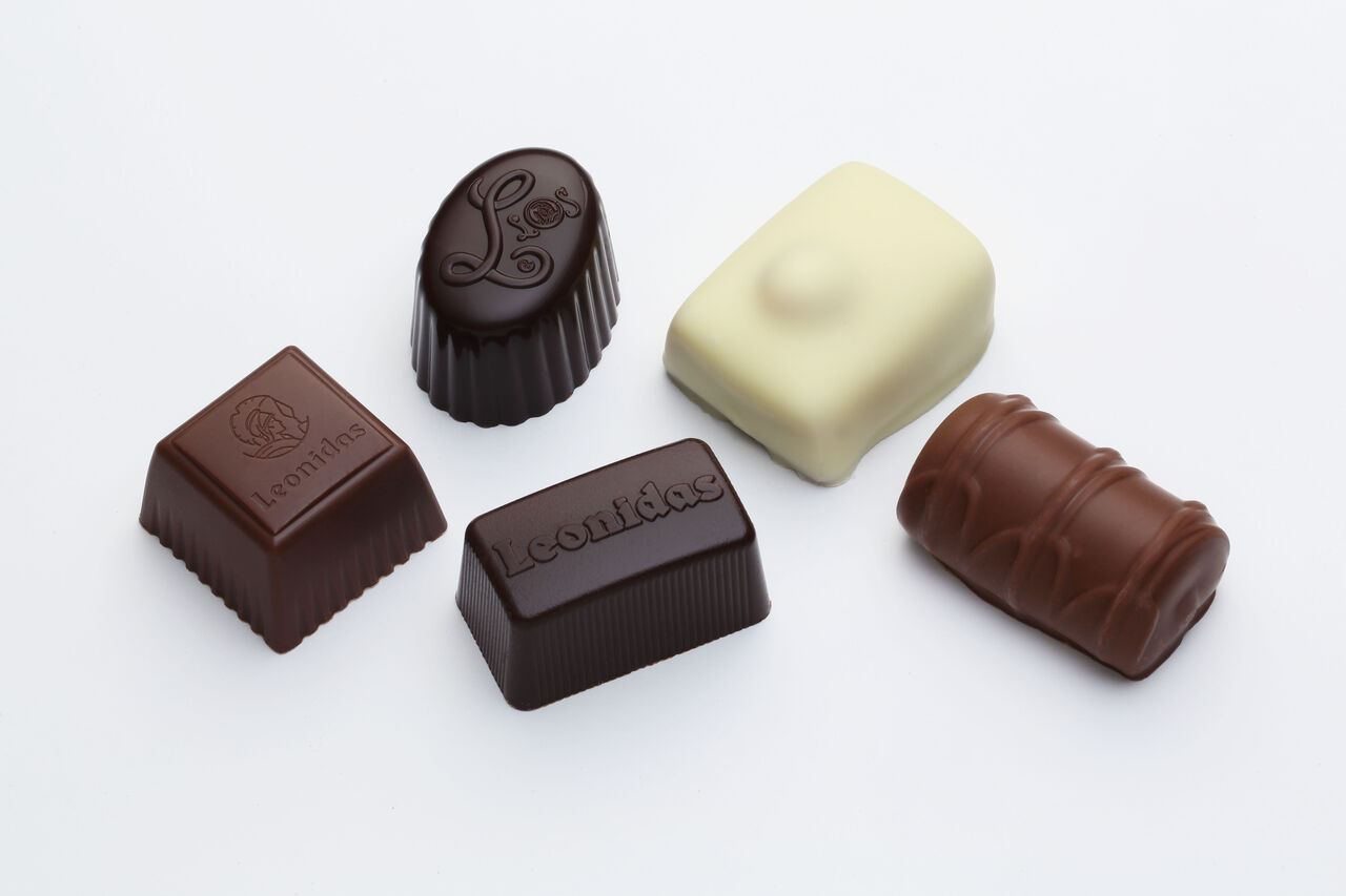 Pralines chocolat noir, lait ou blanc