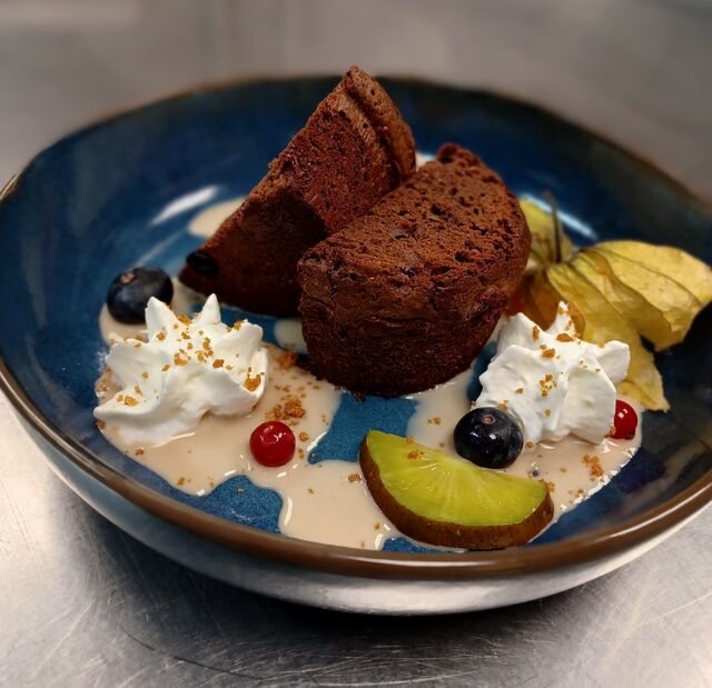 Moelleux chocolat carambar