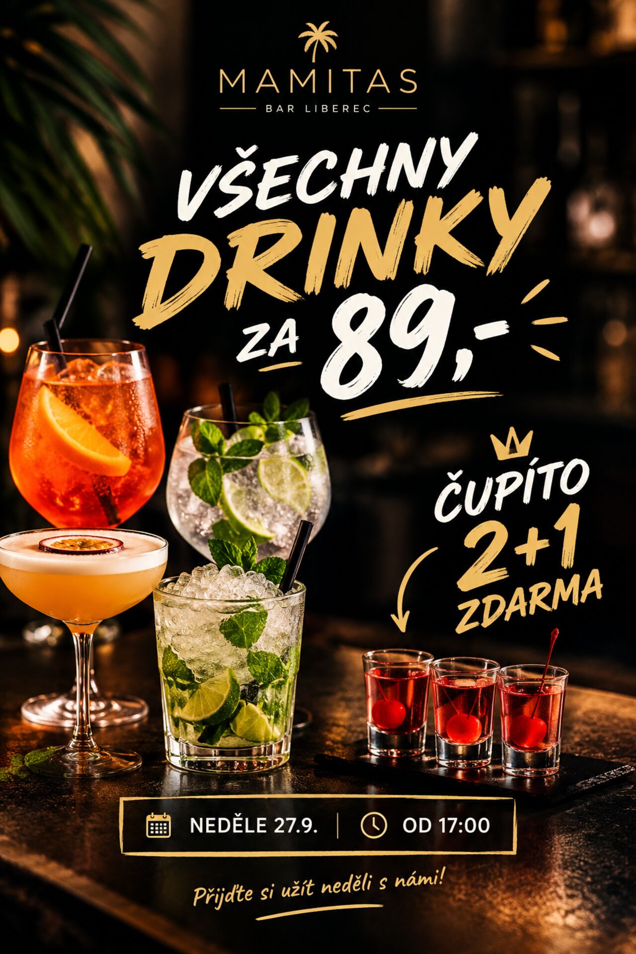 Neděle v Mamitas za 89,-