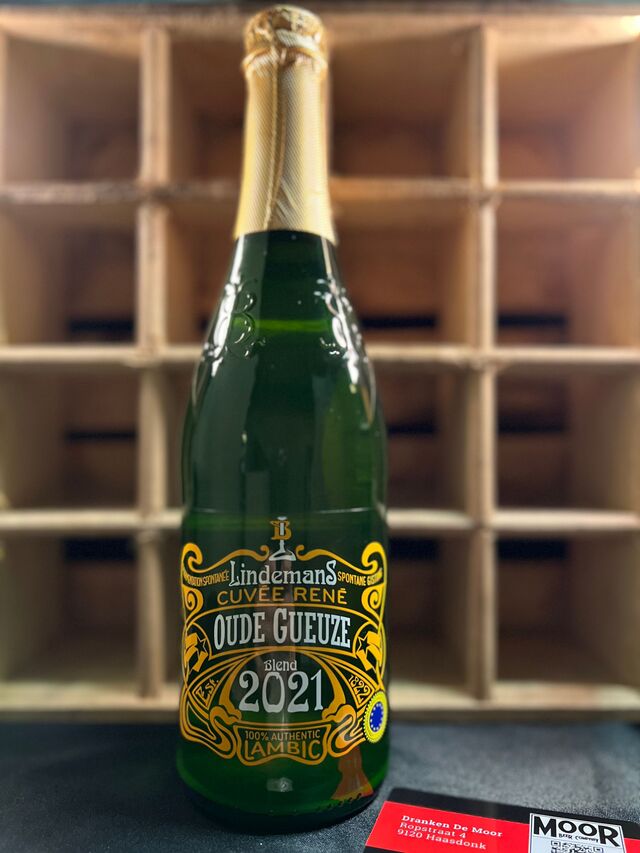 Lindemans Oude gueuze blend 2021 Cuvée René 100% authentic Lambic 75cl