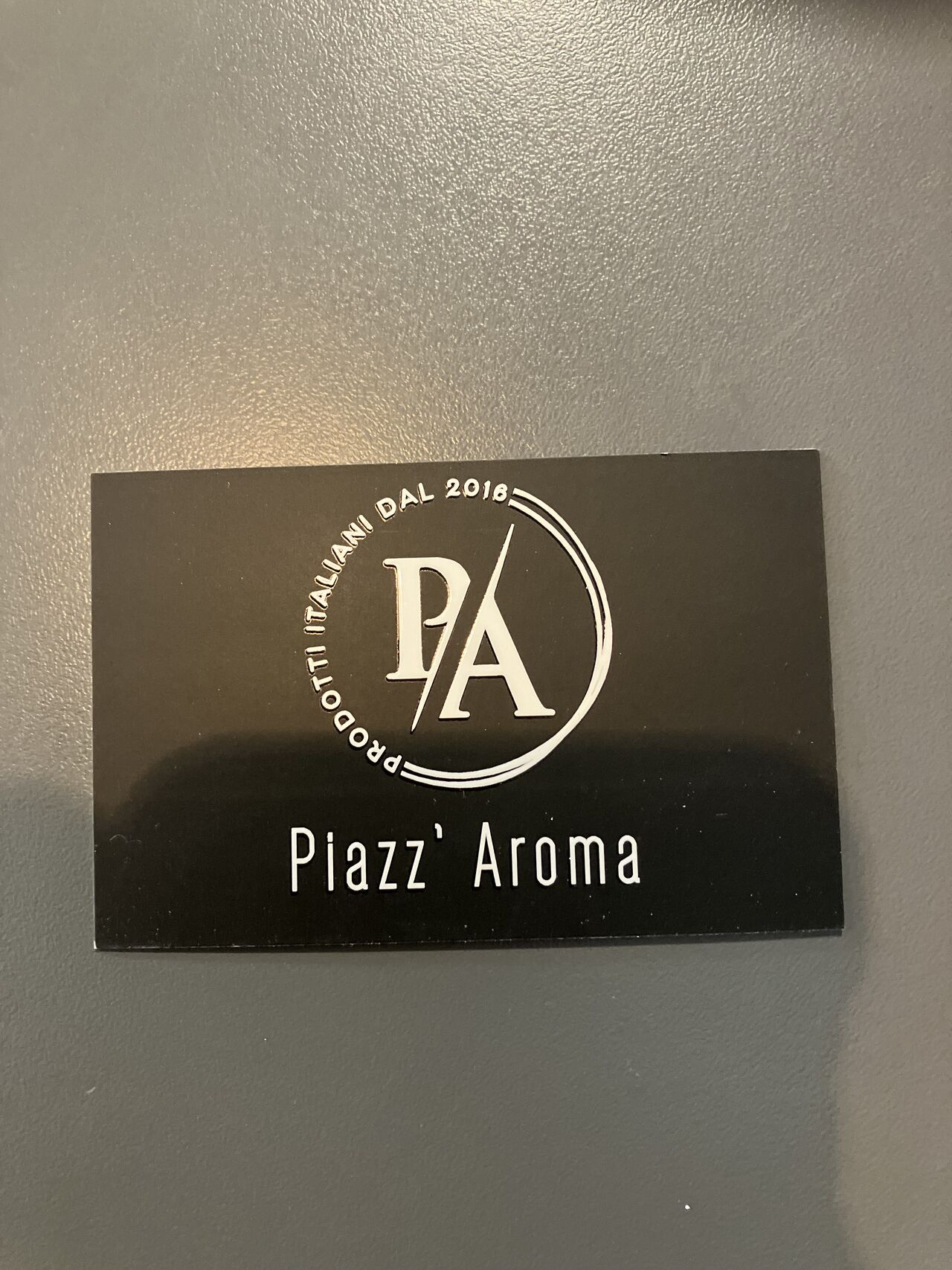 PIAZZ’ AROMA Recto