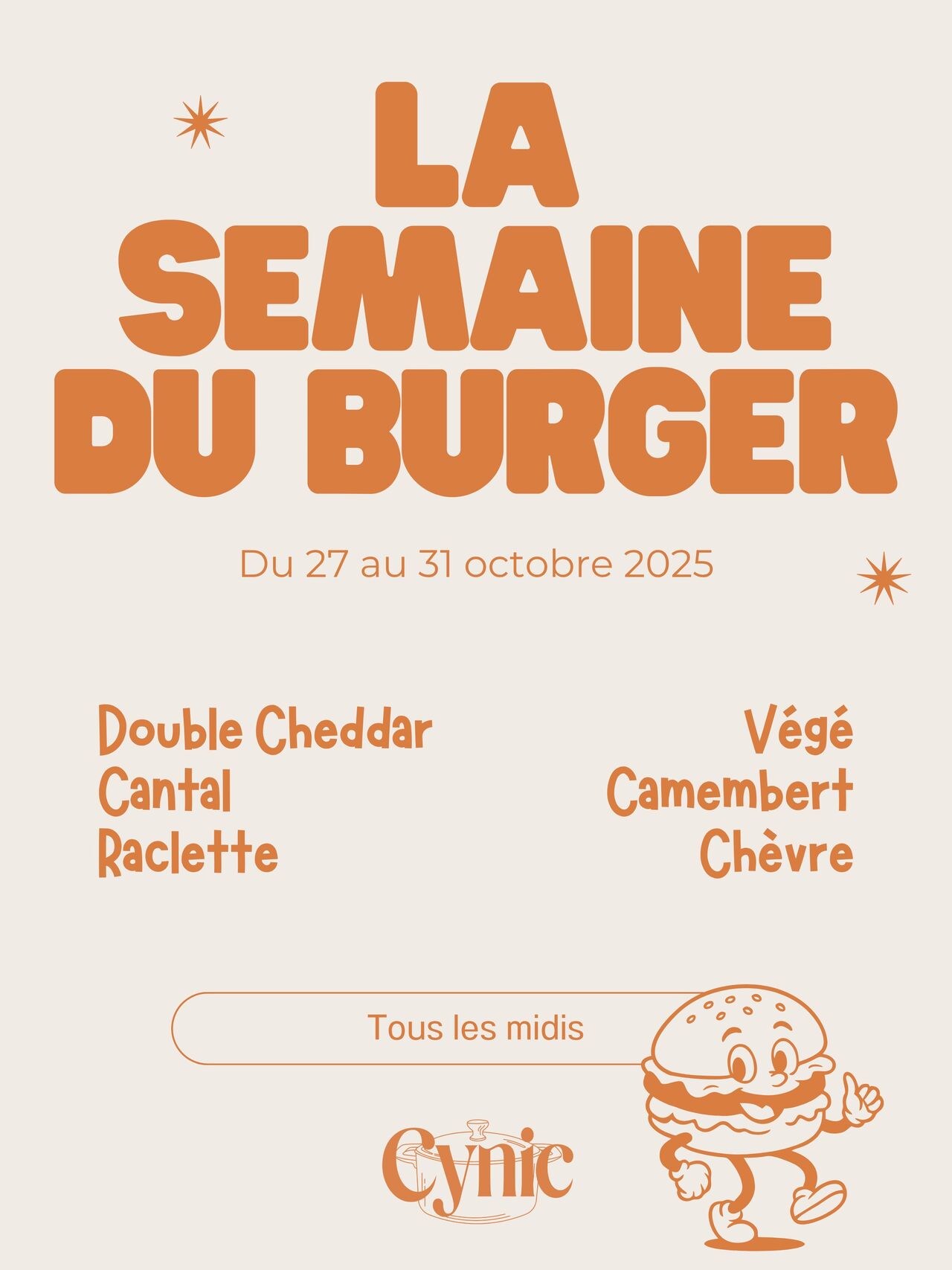Semaine BURGER