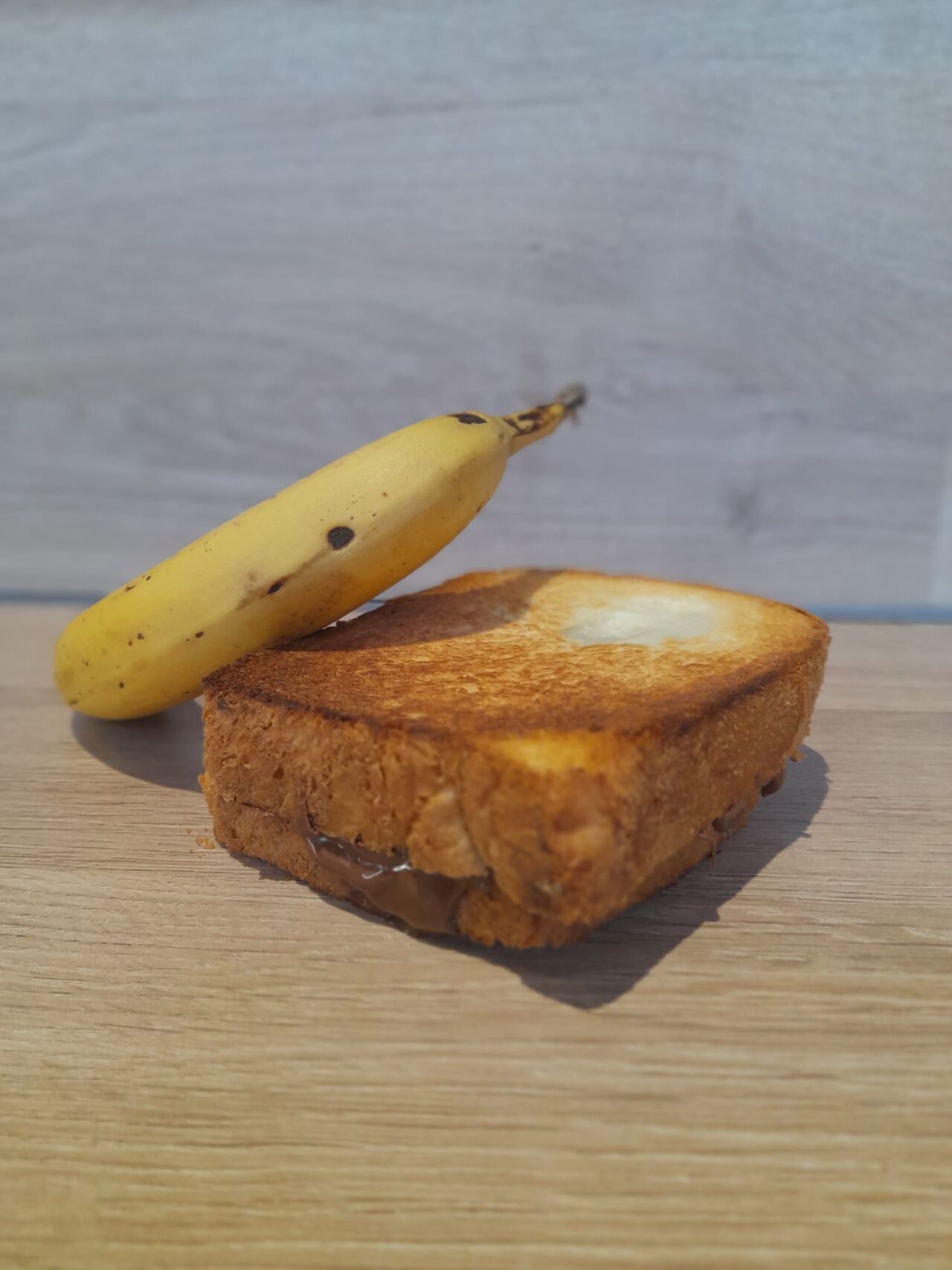 Croque banane chocolat