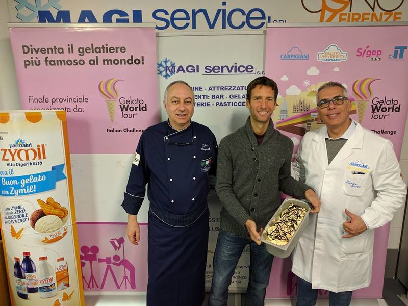 Presentazione del gelato alla