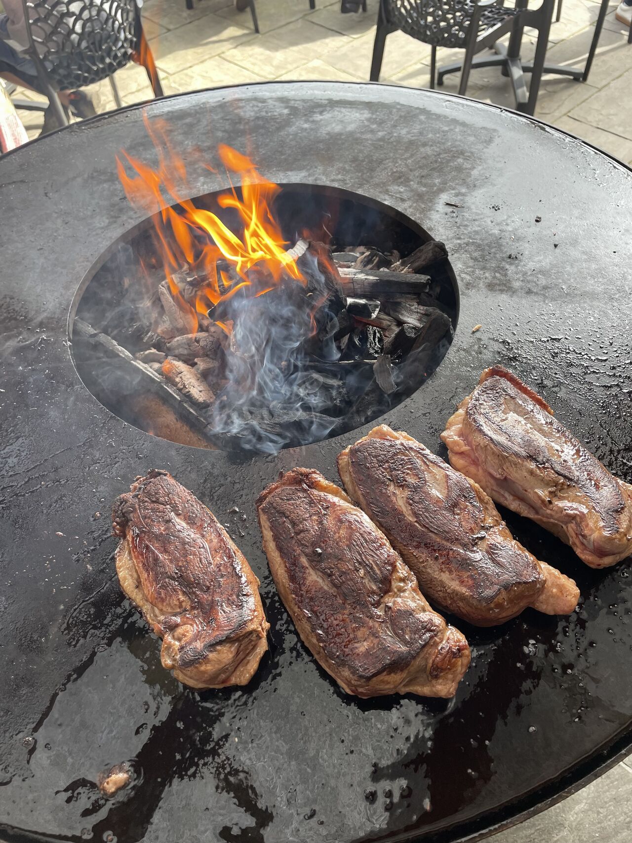 Brasero magret de canard