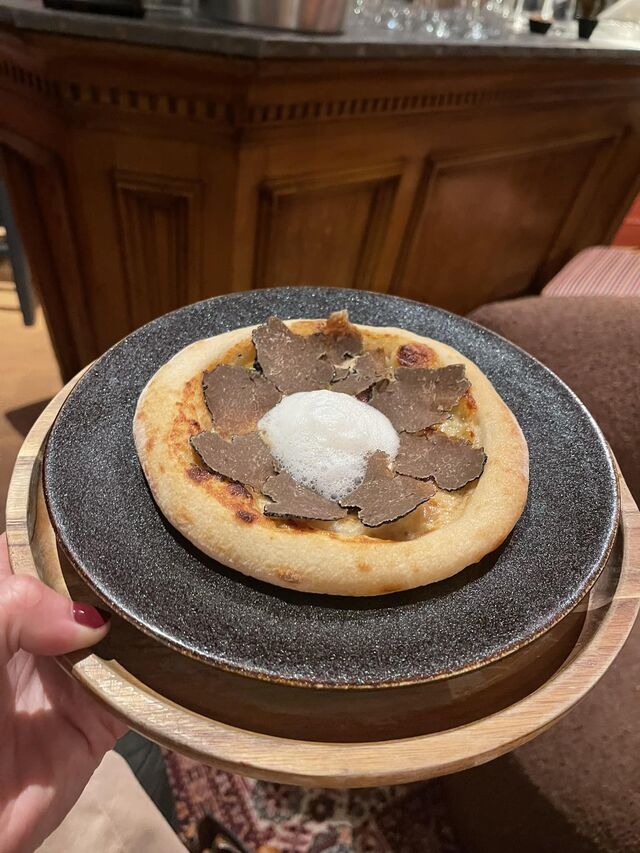 pizza à la truffe