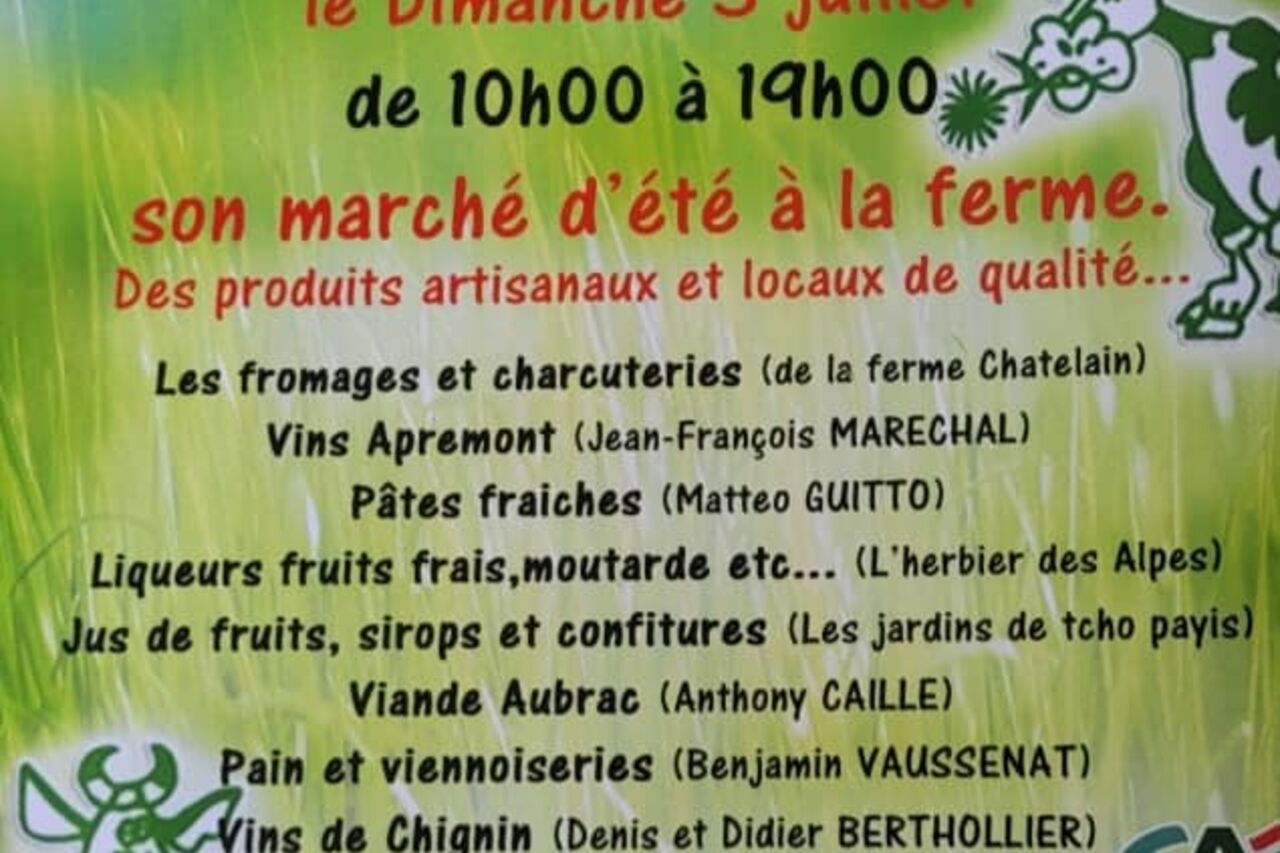 MARCHE D ETE A LA FERME