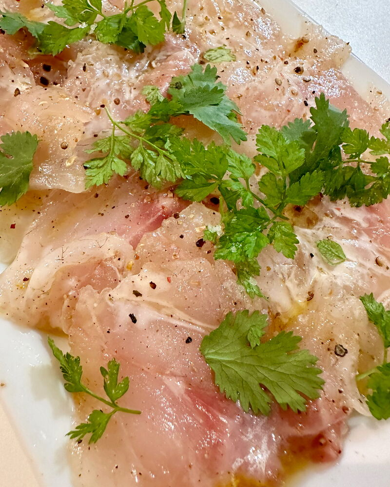 Ceviche de loup à la provençale 