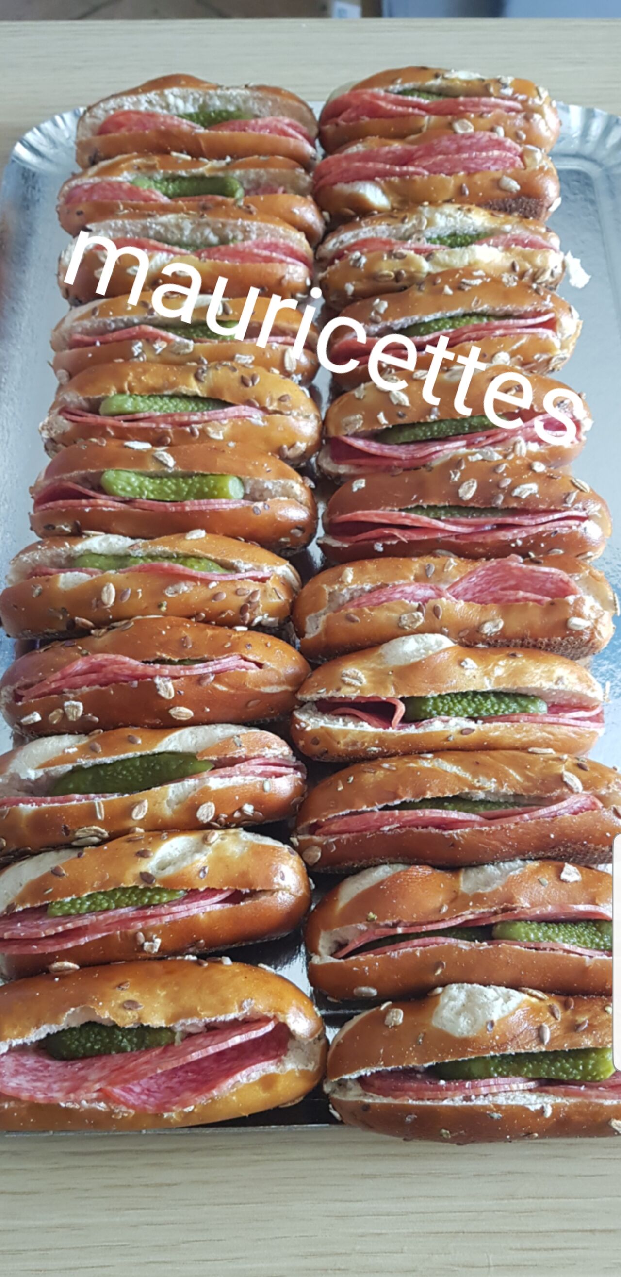 mauricettes a la charcuterie 