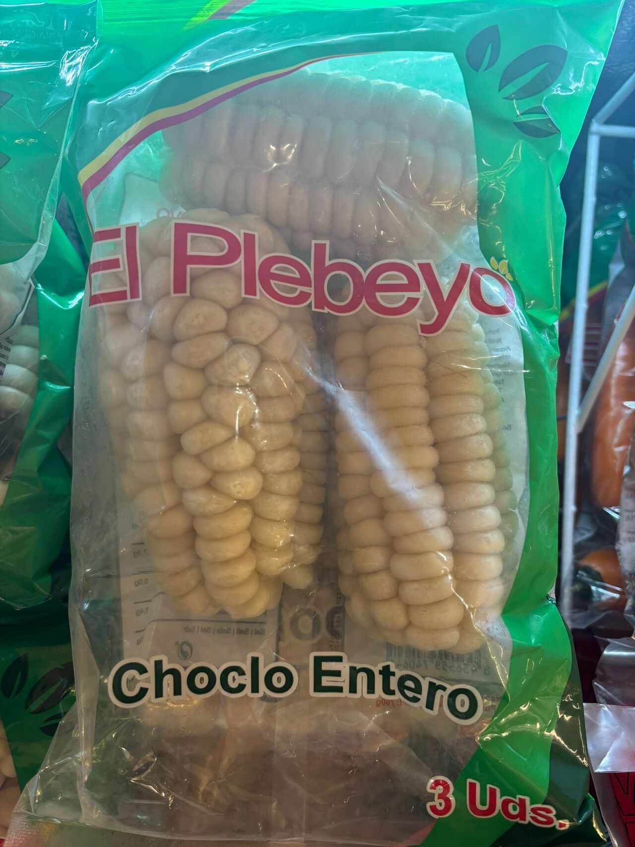 CHOCLO ENTERO DE 3 PIEZAS