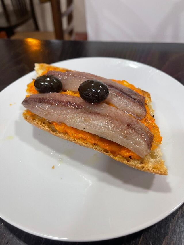 Tosta Caprichito Sardina ahumada