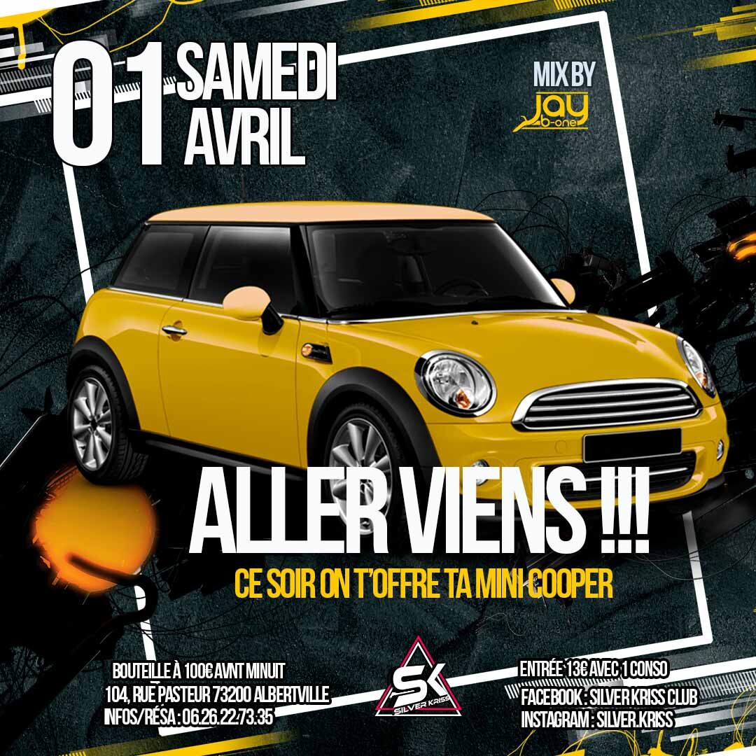 ALLER VIENS !!! CE SOIR ON T'OFFRE TA MINI COUPER