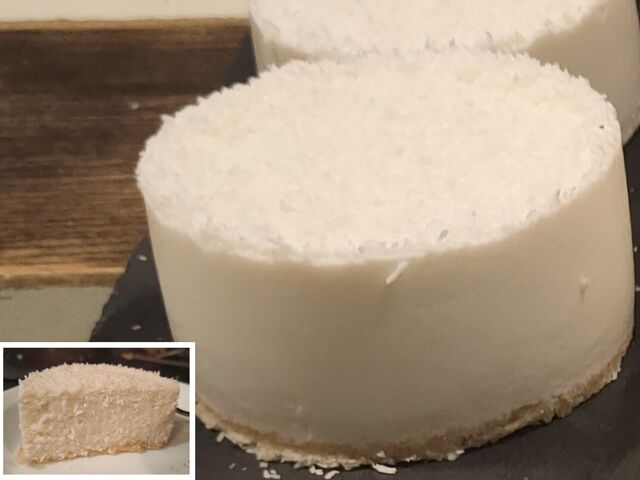 Bavarois individuel coco (mousse à la noix de coco)