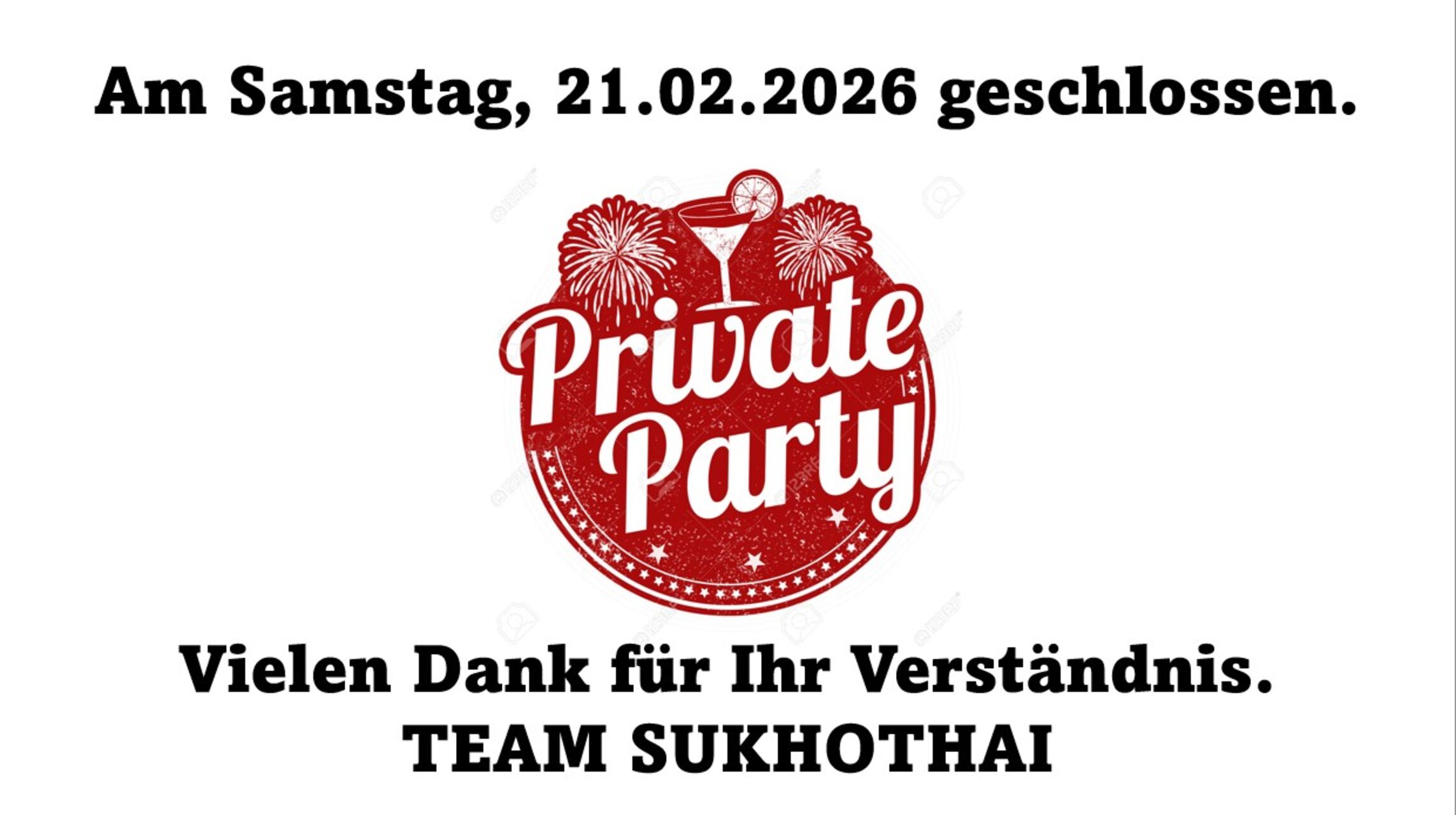 Geschlossene Gesellschaft am 21.02.2026