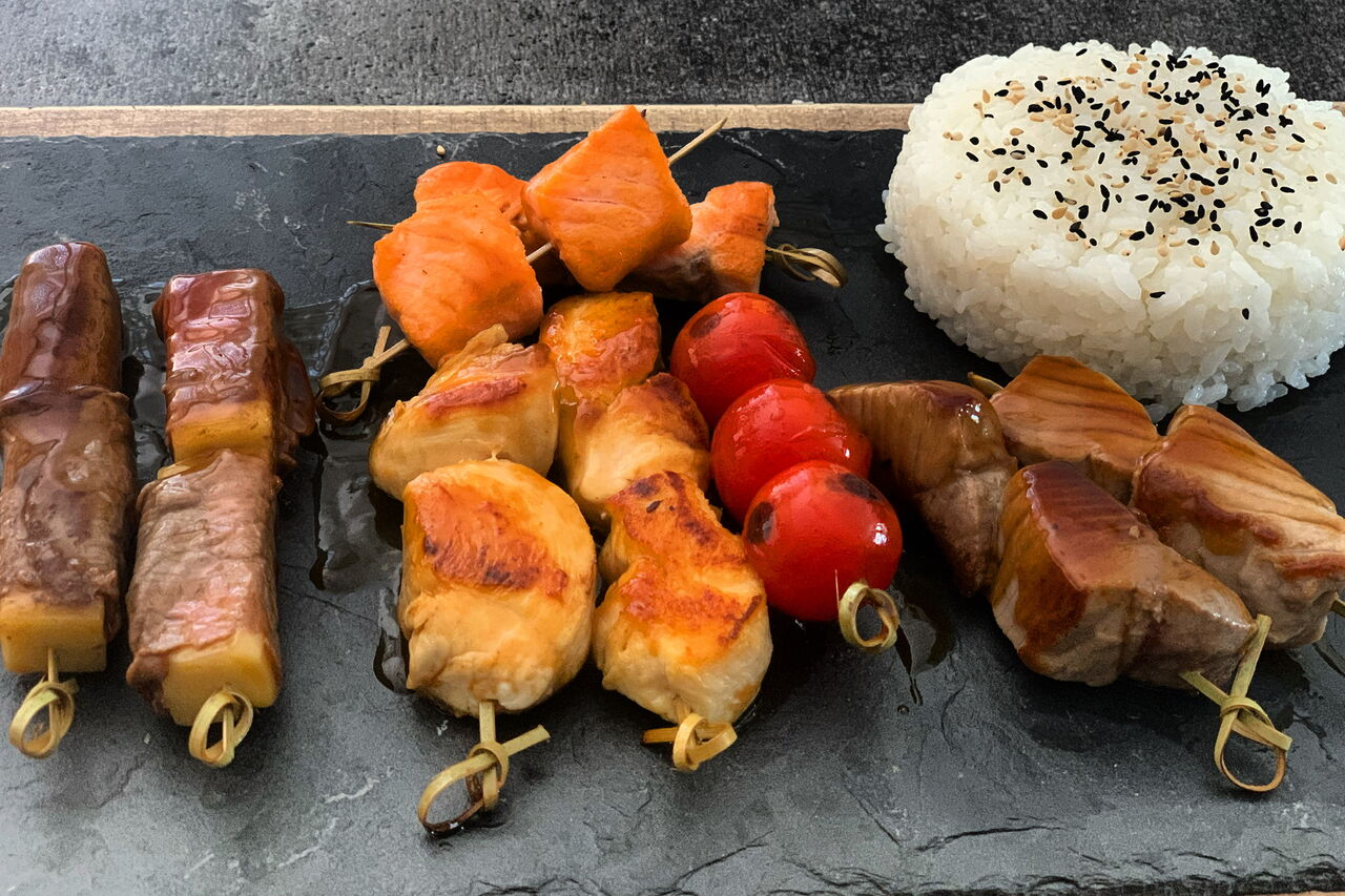Brochettes 3.50€ la paire