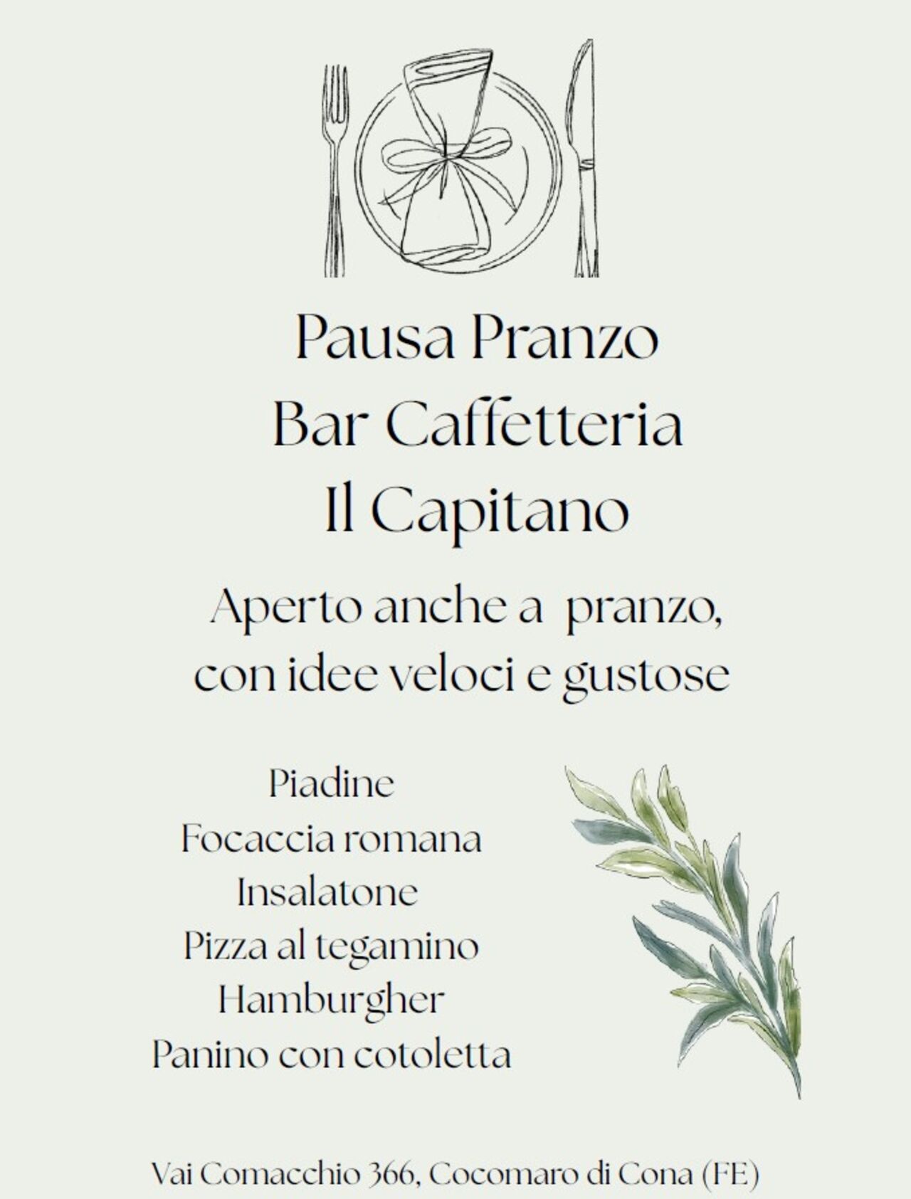 PRANZI VELOCI