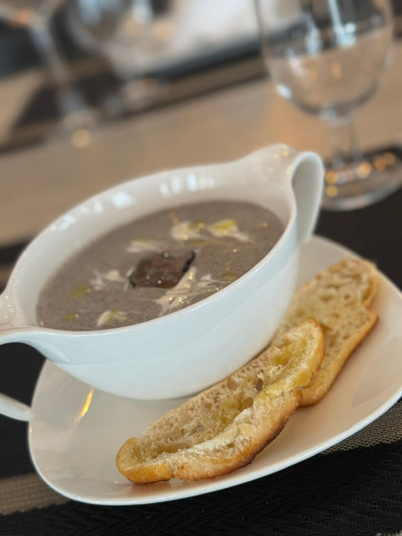 Crema de champiñones y Trufa