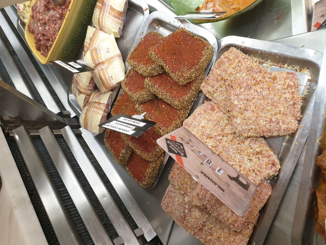 Spécialité :milanaise, carré savoyard, cœur coulant camembert...