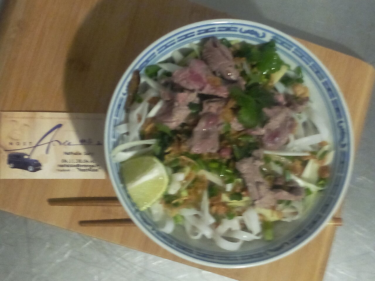 Soupe 'Phô' au boeuf ou poulet