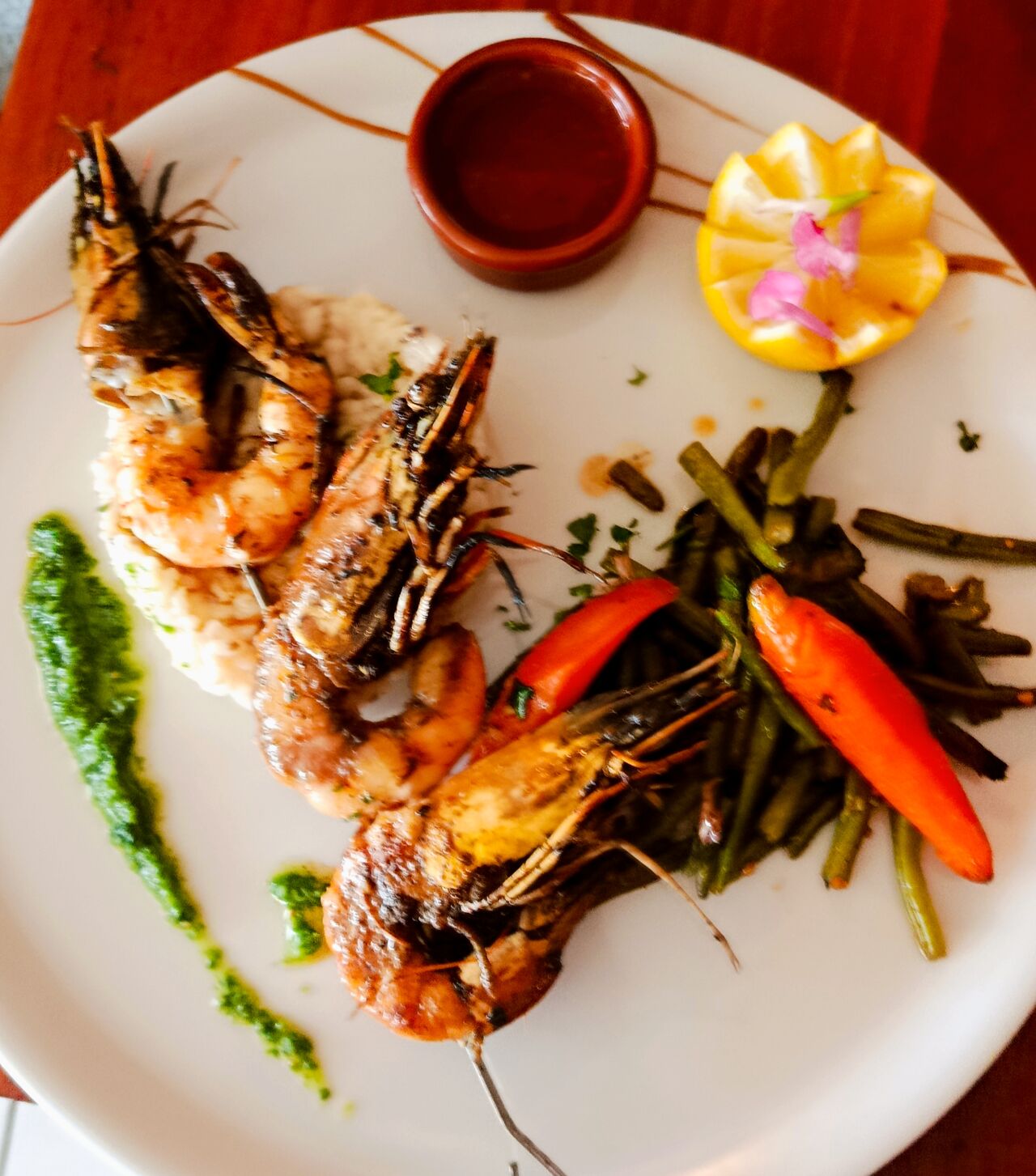 BROCHETTES DE GAMBAS SAUVAGES