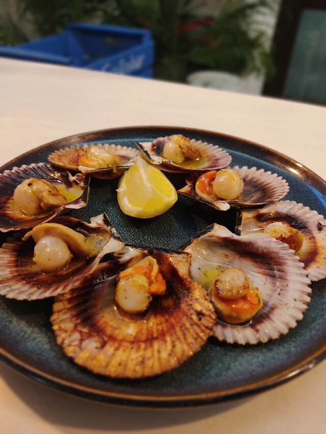 Zamburiñas a la plancha