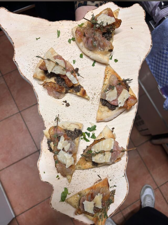 Bruschetta Trüffel und Speck