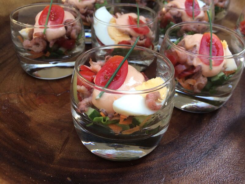 Hapje tomaat crevette maar anders