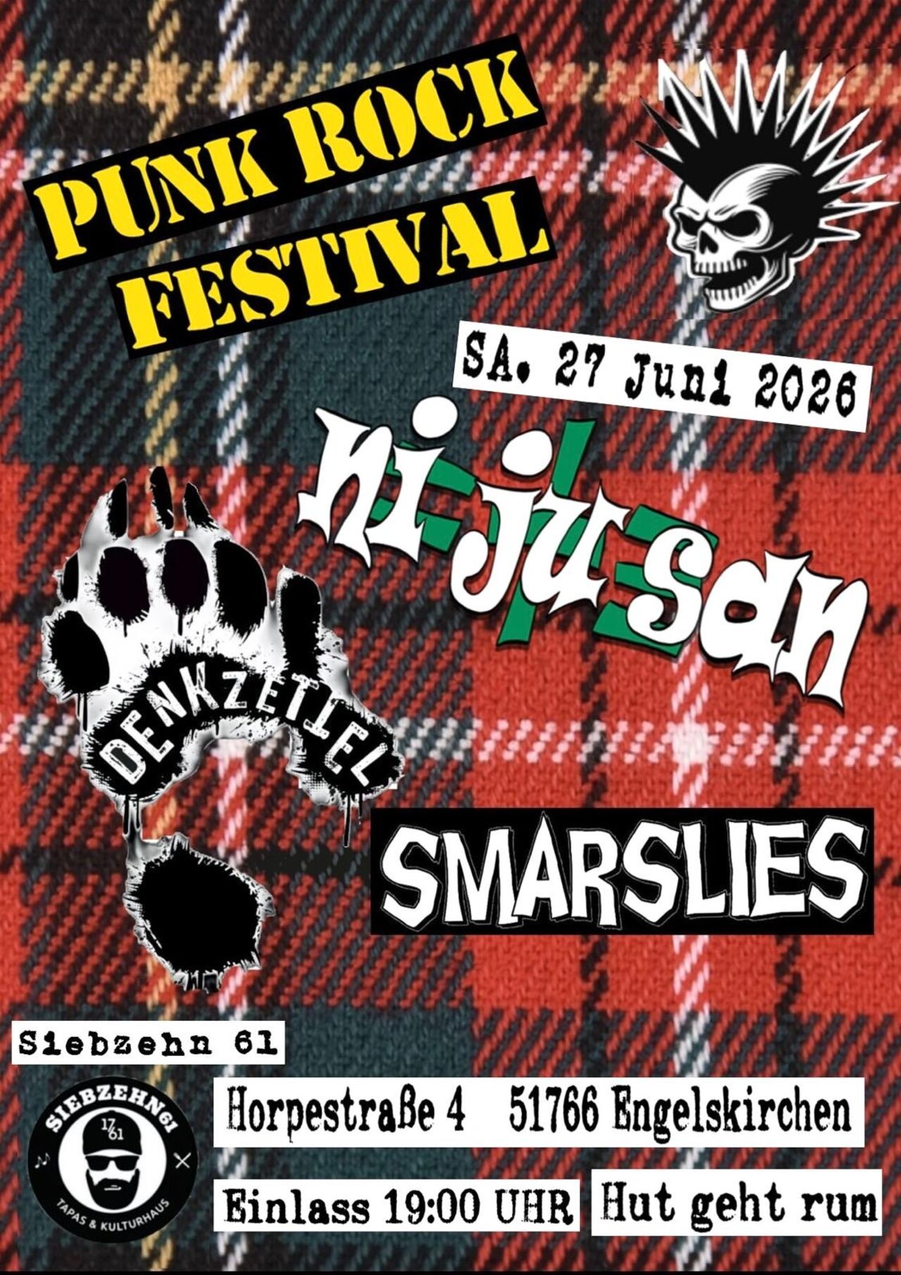 Sa. 27. Juni Punk Rock Festival smarslies & Co