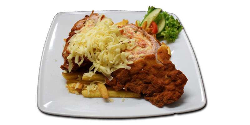 Görögös töltött rántott sertéskaraj