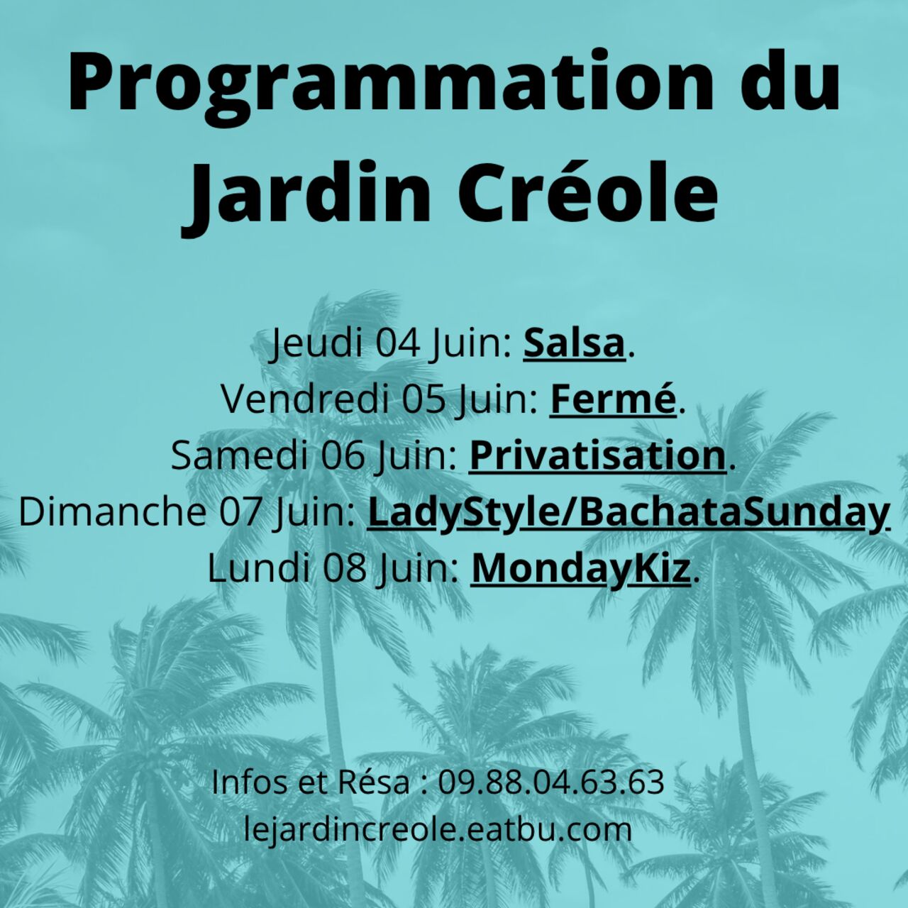 PROGRAMME SEMAINE