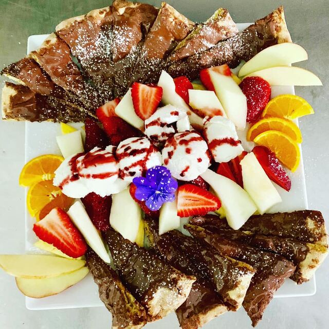 Pizza dessert completa