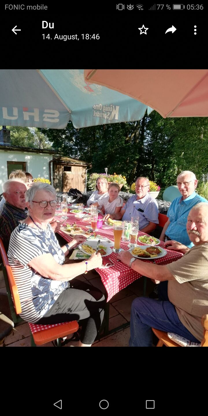 Ein geselliges Zusammensein unserer Nachbarn