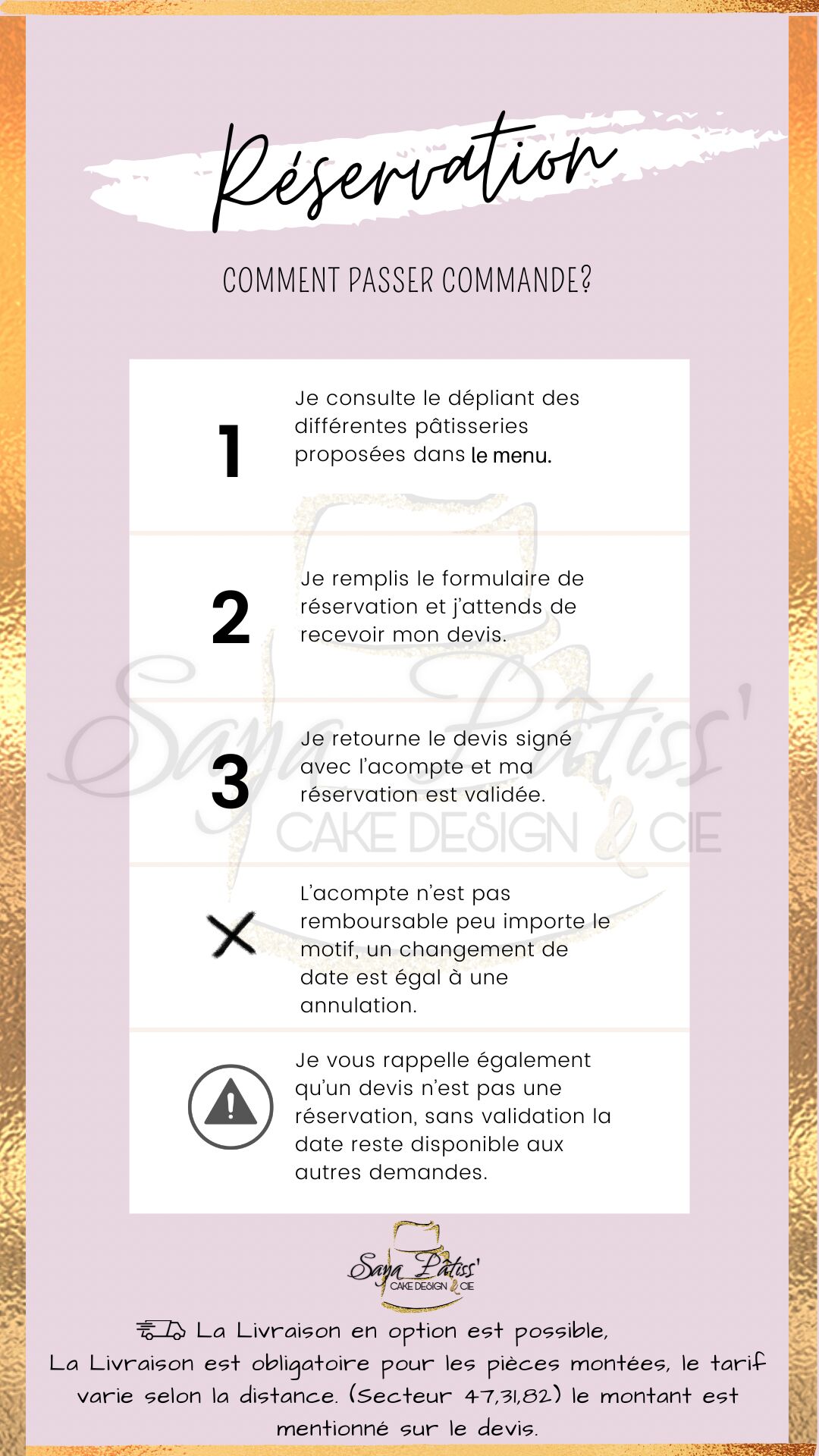 Comment passer une commande?