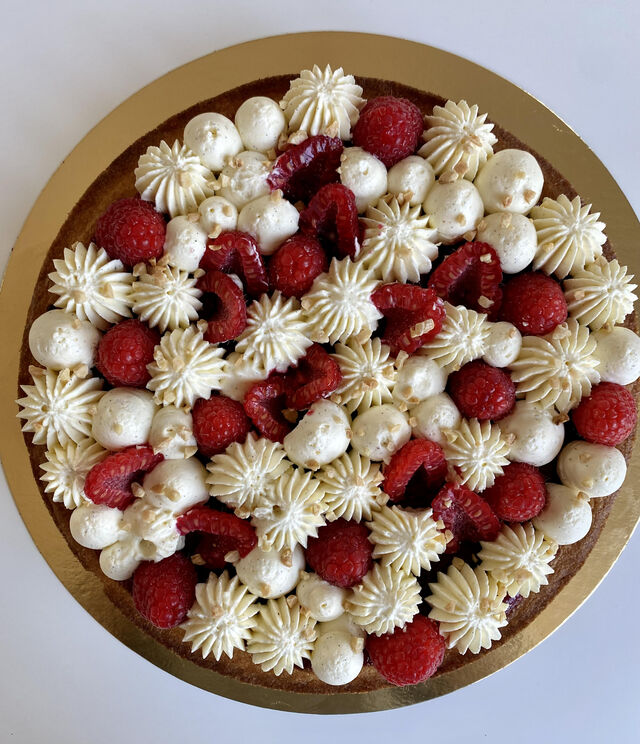 Tarte framboise revisitée