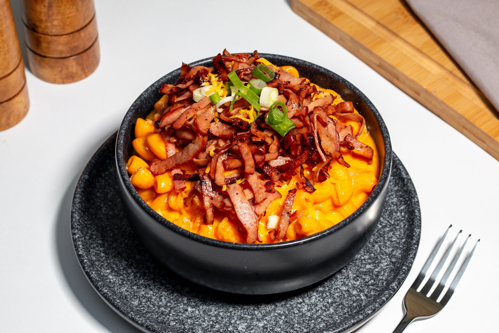 Boom bacon Mac'n'cheese