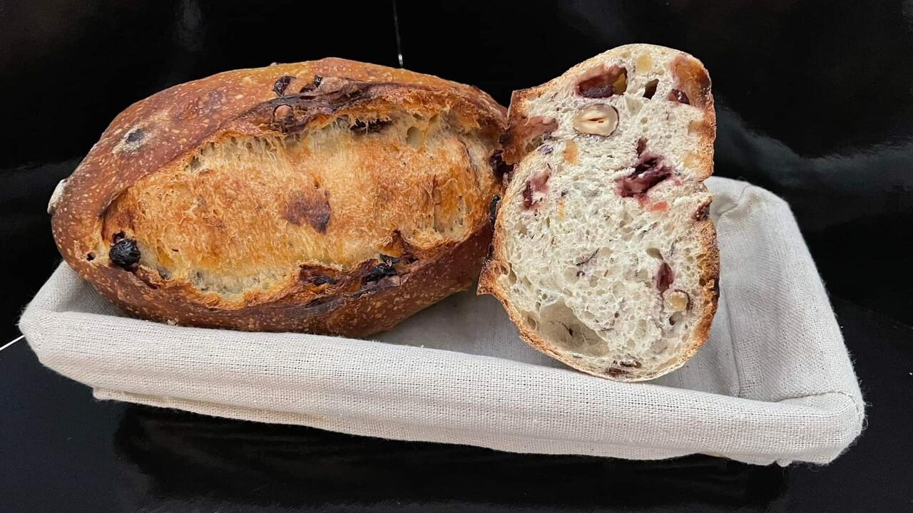 Cranberries, noisettes torréfiées 