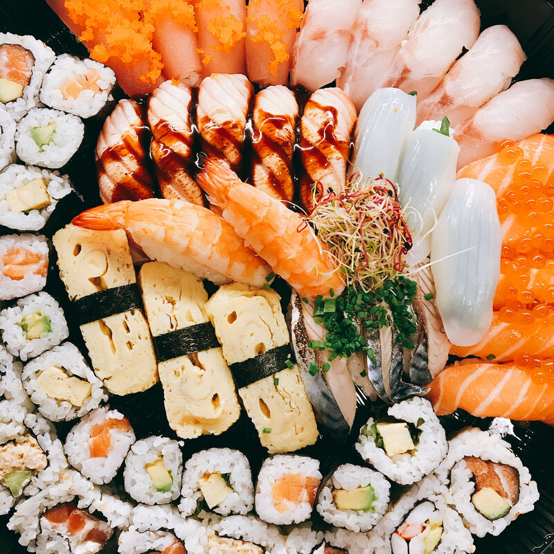 Plateau sushi mix