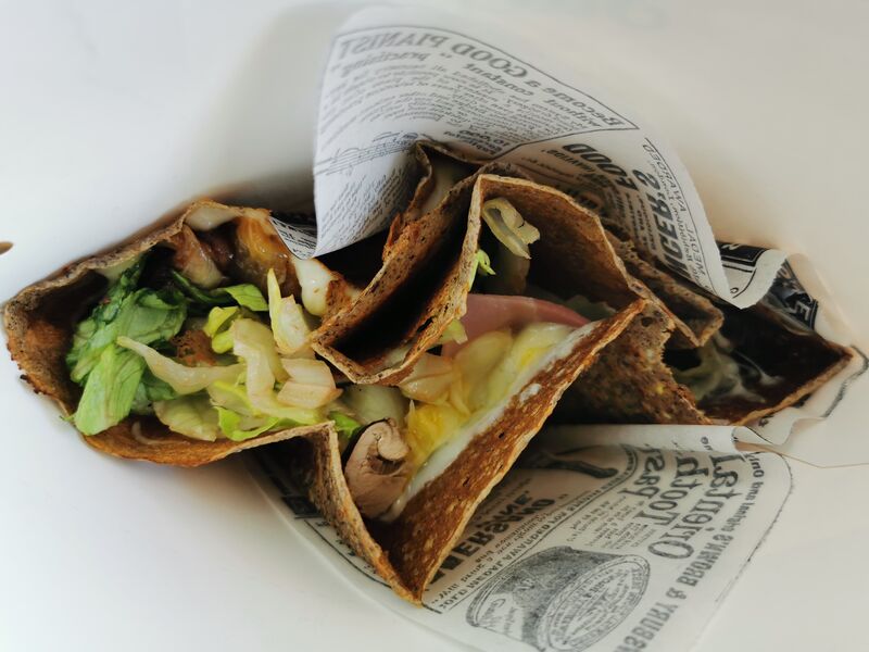 Galette de sarrasin en cornet