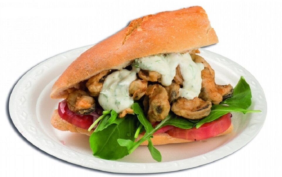 Ekmek Arası Midye - Fried Mussel with Half Bread