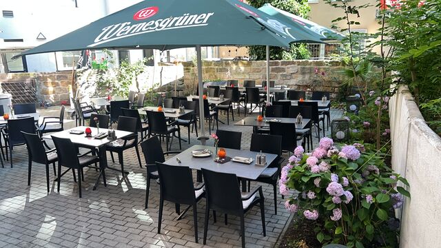 Innenhof-Terrasse 