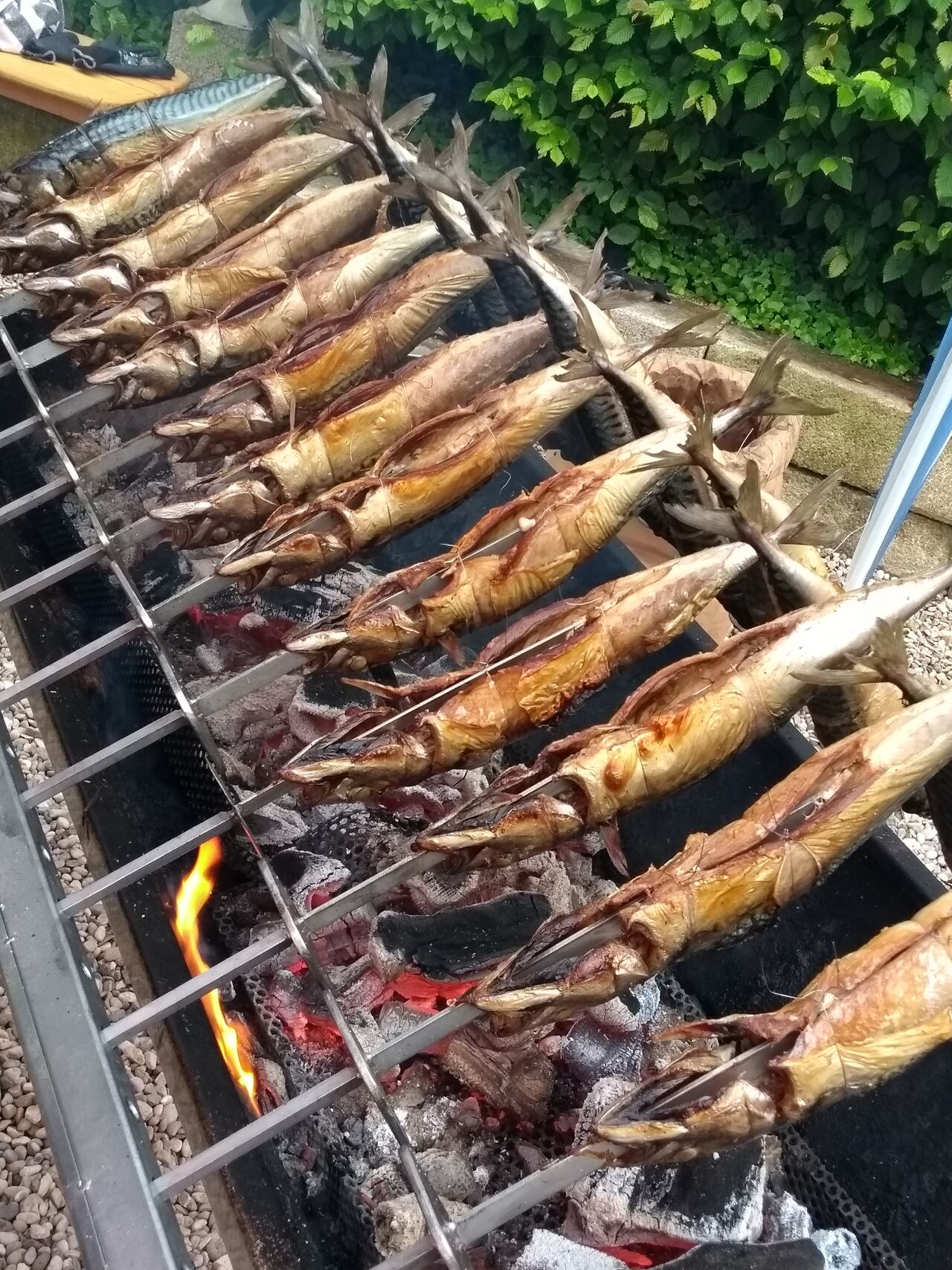 Steckerlfisch zum Abholen im Brandner-Biergarten