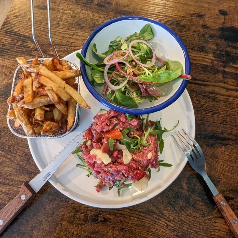 tartare de boeuf à l'italienne