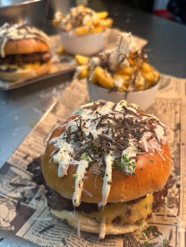 Burger getrüffelt 