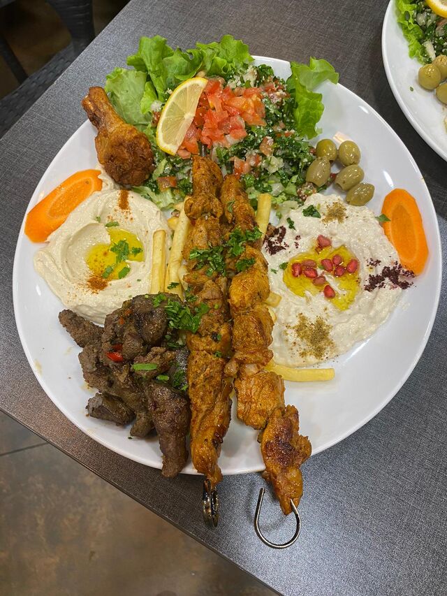 Assiette Agneau, Foie de volaille