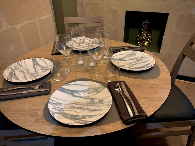 Une table dressée !!!