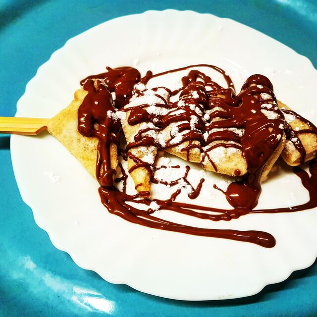 Coccoli con nutella 