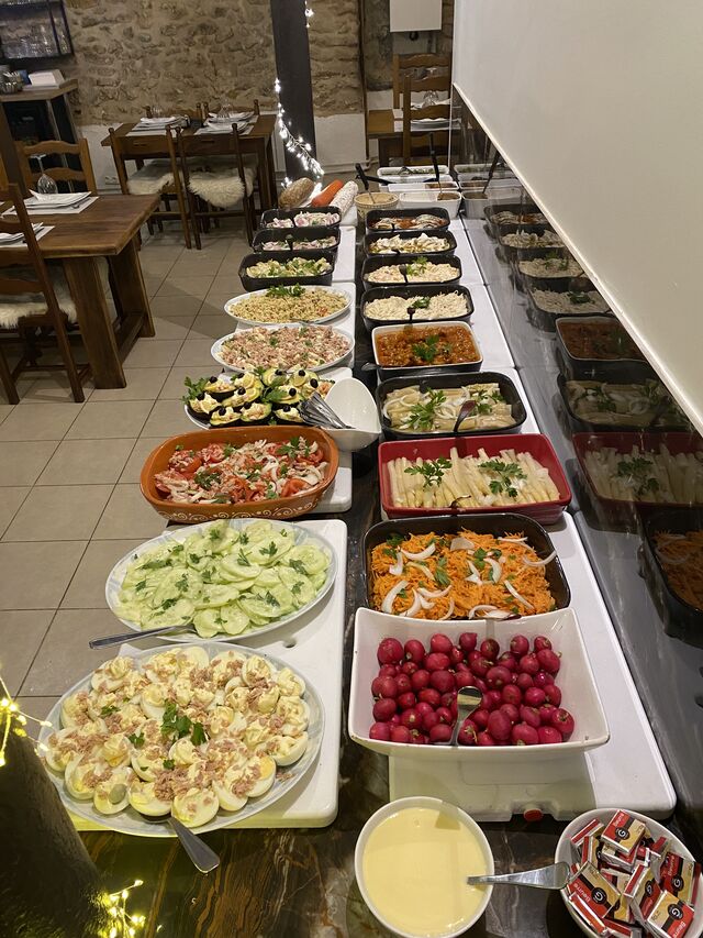 Buffet entrée à volontée