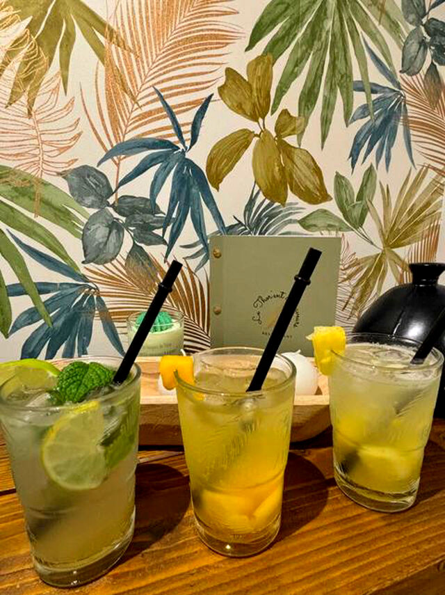 Les Mojitos, classique, mangue et ananas